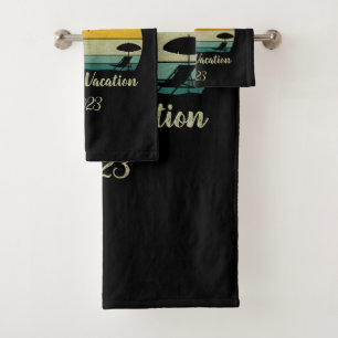 Conjunto De Toalhas Férias familiares personalizadas