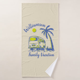 Conjunto De Toalhas Férias familiares personalizadas