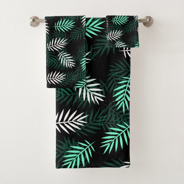 Conjunto De Toalhas Ferns Tropicais (Insitu)