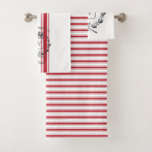 Festa da Família Vintage com Stripe de Cinza Verme