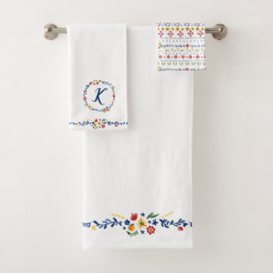 Conjunto De Toalhas Festa floral