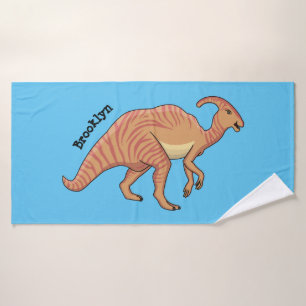 Conjunto De Toalhas Figura de desenho animado do dinossauro do parasau