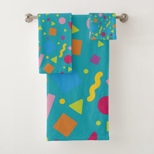 Conjunto De Toalhas Figura Geométrica Criação 1 (Insitu)