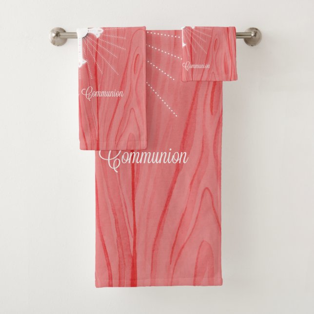 Conjunto De Toalhas Filha Primeira Comunhão, Cruz e Rays (Insitu)