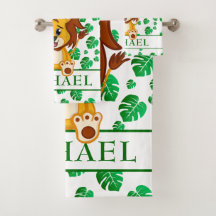 Filhos de Padrão do Cartoon Selva de Cartoon do Li