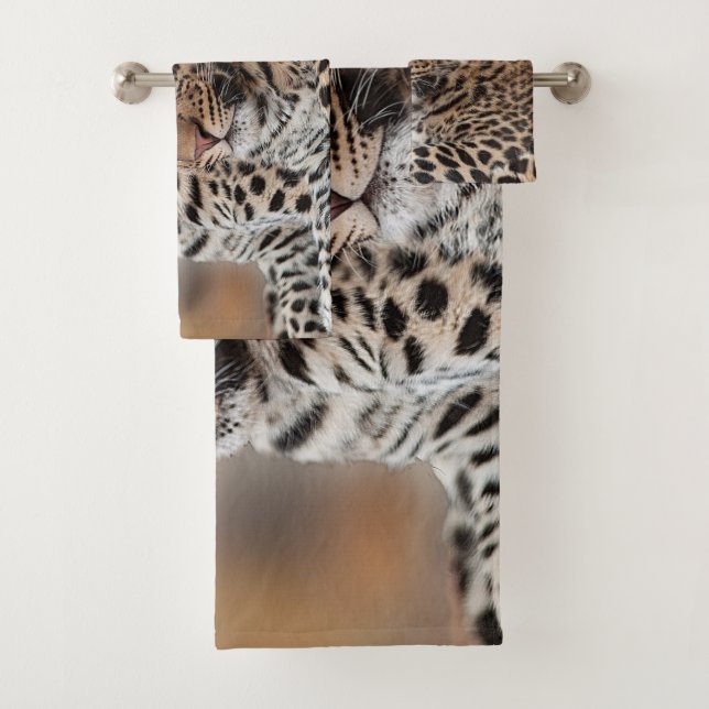 Conjunto De Toalhas Filhotes-leopardo (Insitu)