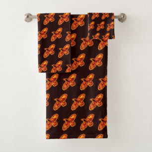 Conjunto De Toalhas Fire Raven