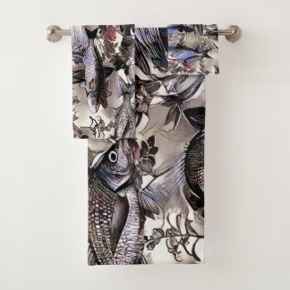 Conjunto De Toalhas Fischschwarm