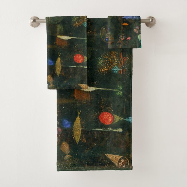 Conjunto De Toalhas Fish Magic - Paul Klee (Insitu)