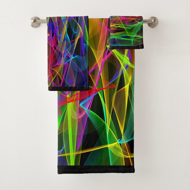 Conjunto de Toalhas - Fitas de Luz (Insitu)