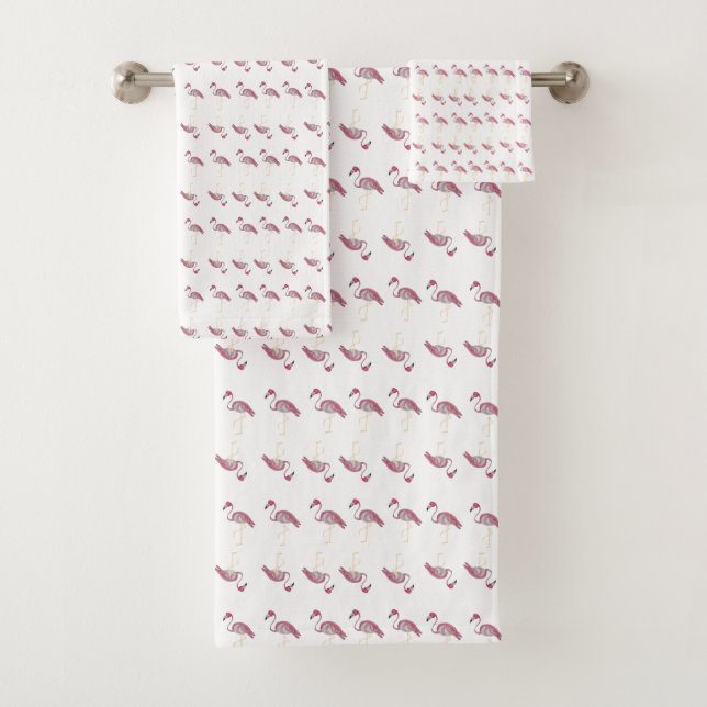 Conjunto De Toalhas Flamingo Flamingos, Rosa, Stripes Tablecloth (Insitu)