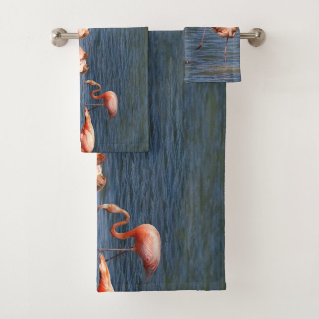 Conjunto De Toalhas Flamingos (Insitu)
