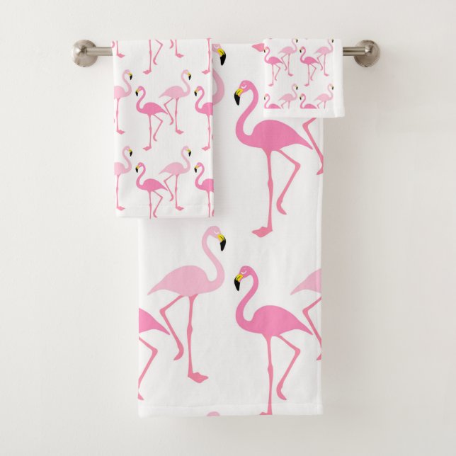 Conjunto De Toalhas Flamingos (Insitu)