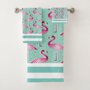 Conjunto De Toalhas Flamingos