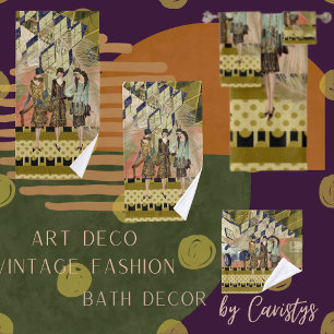 Conjunto De Toalhas Flappers Retro em Paris 