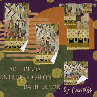 Conjunto De Toalhas Flappers Retro em Paris