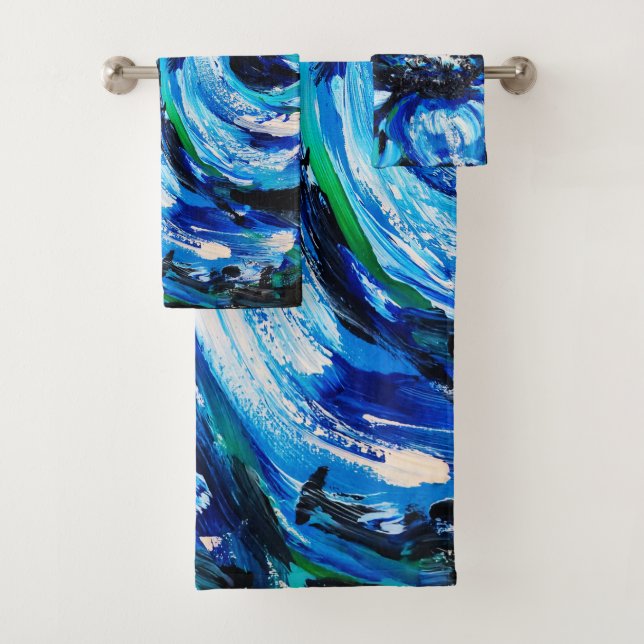 Conjunto De Toalhas Fleur bleue (Insitu)