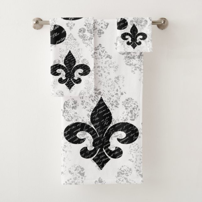 Conjunto De Toalhas Fleur De Lis (Insitu)