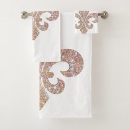 Conjunto De Toalhas Fleur De Lis Bathroom Sprakle