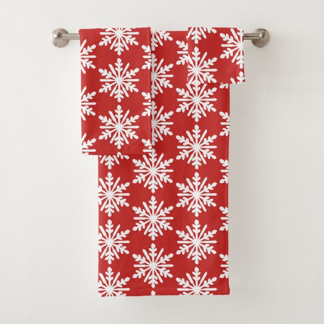 Conjunto De Toalhas Floco de neve branco (Insitu)