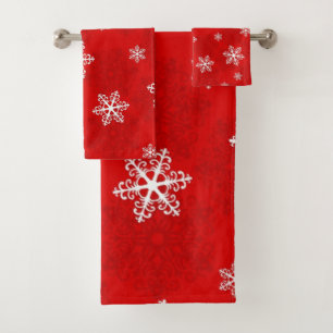 Conjunto De Toalhas floco de neve, neve, inverno, feriado, gelo, frio,