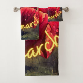 Conjunto De Toalhas Flor