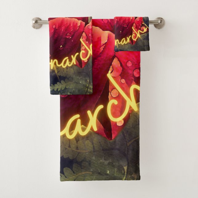 Conjunto De Toalhas Flor (Insitu)