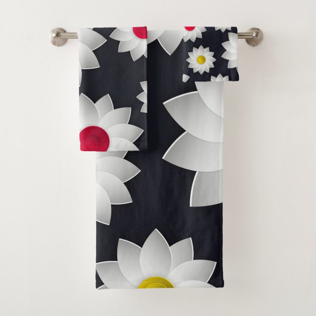 Conjunto De Toalhas Flor chic Elegante Cereja Flor (Insitu)