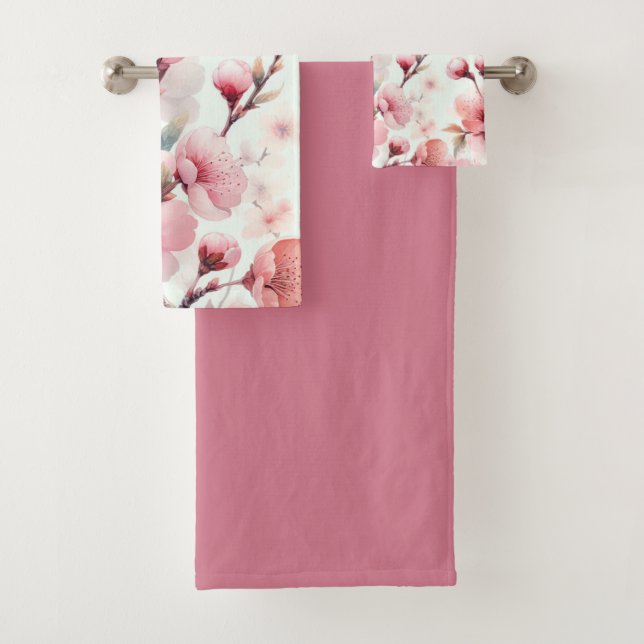 Conjunto De Toalhas Flor de Cerejeira (Insitu)