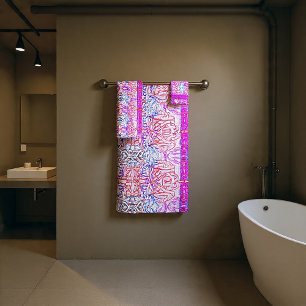 Conjunto De Toalhas Flor do grafite