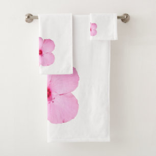 Conjunto De Toalhas Flor Tropical de Hibiscus Rosa