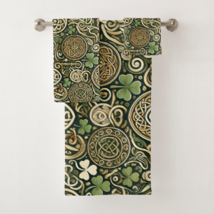 Conjunto De Toalhas Floração Celta