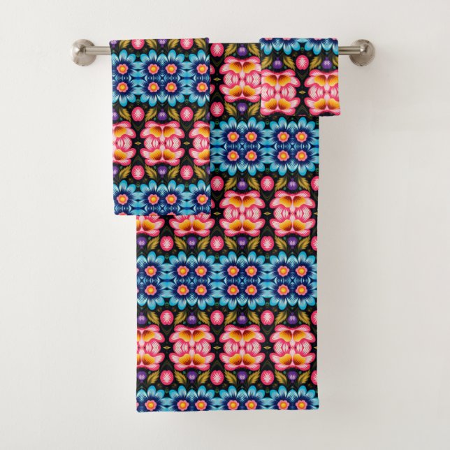 Conjunto De Toalhas floral (Insitu)