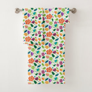 Conjunto De Toalhas Floral
