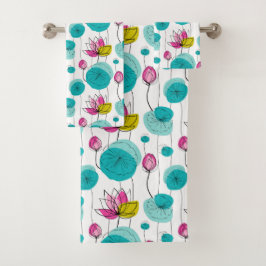 Conjunto De Toalhas Floral