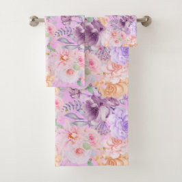 Conjunto De Toalhas Floral English Tea Garden Pastel Towel