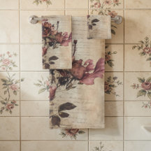 Floral Grunge Vintage Vitoriano