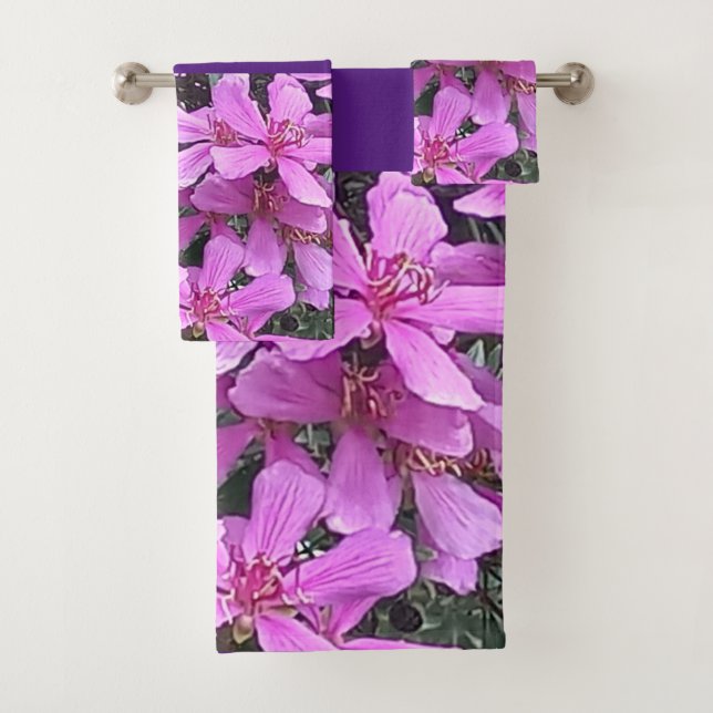 CONJUNTO DE TOALHAS FLORES (Insitu)