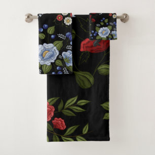 Conjunto De Toalhas Flores