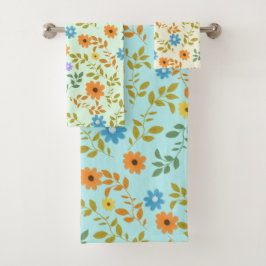 Conjunto De Toalhas Flores bonito, algodão