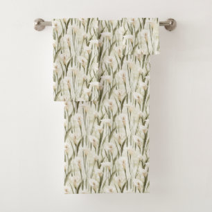 Conjunto De Toalhas Flores bonito Calla Lilly