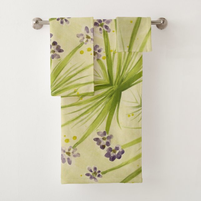 Conjunto De Toalhas Flores bonito E Elegantes (Insitu)