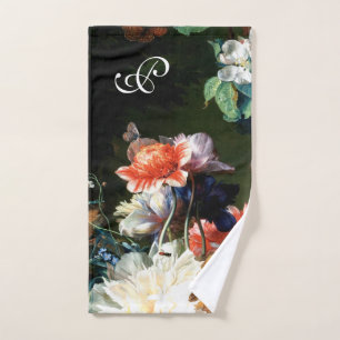 CONJUNTO DE TOALHAS FLORES BRANCAS DAS ANÊMONAS ROSAS VERMELHA,
