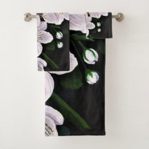 Flores Brancas De Cereja Em Acrílico