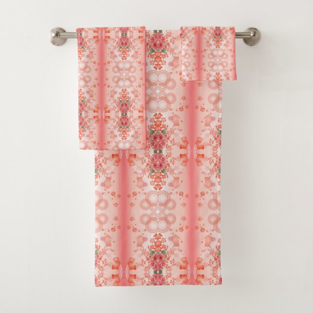 Conjunto De Toalhas Flores de Estilos Clássicos (Insitu)