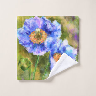 Conjunto De Toalhas Flores de primavera Flores de Abstrato pintura