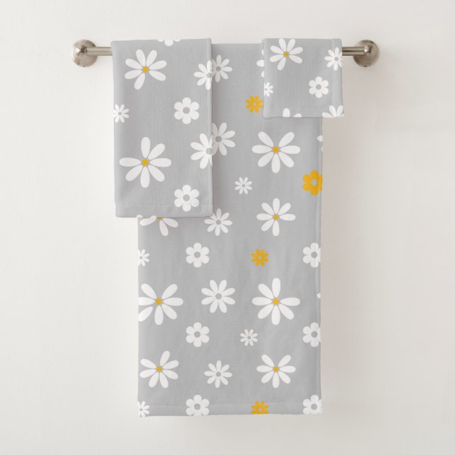 Conjunto De Toalhas Flores e Petais 16 (Insitu)