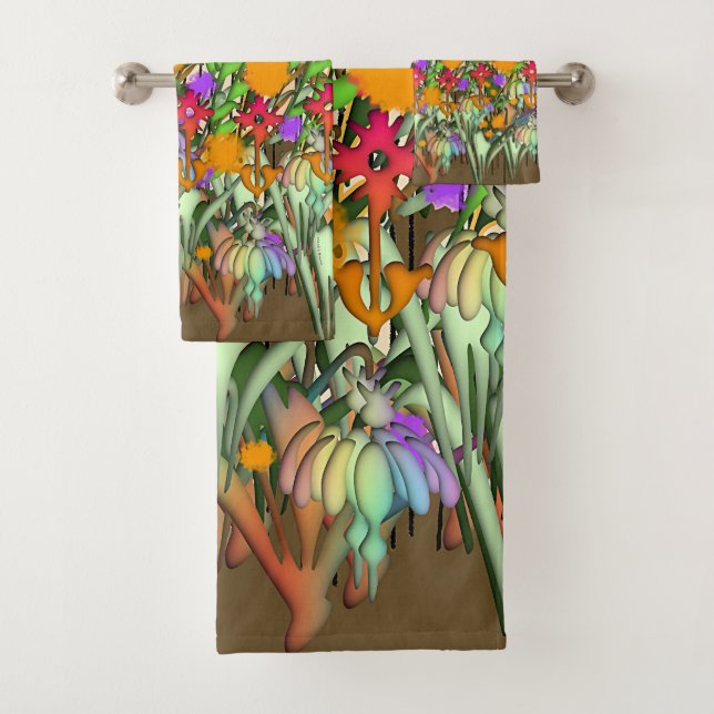 Conjunto De Toalhas Flores Flores (Insitu)