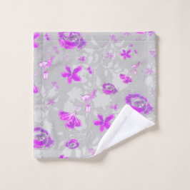 Conjunto De Toalhas Flores Lavadas Leves