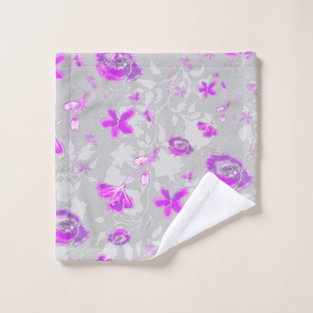 Conjunto De Toalhas Flores Lavadas Leves  (Pano de lavar)